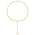 OT Shape Knot Chain Necklace - 925 Sterling Silver