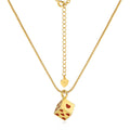 Multicolor Love Dice Necklace - 925 Sterling Silver