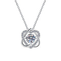 Heart Shape Moissanite Pendant Necklace | Rhodium Finish | S925 Sterling Silver | GRA Certified