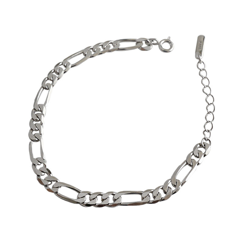 Classic Hollow Chain Bracelet - 925 Sterling Silver
