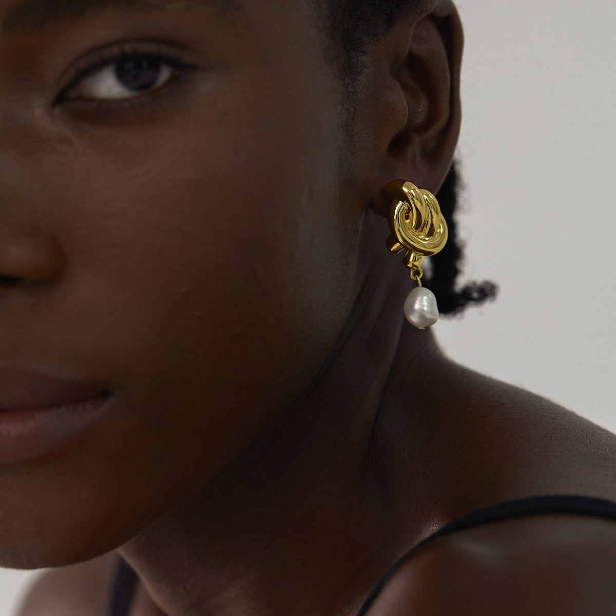 Hollow Knot Statement Earrings - 925 Sterling Silver