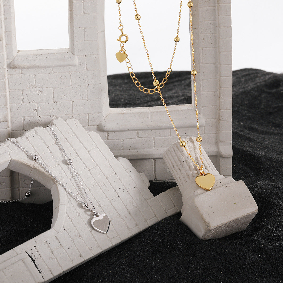Simple Smooth Heart Necklace | 925 Sterling Silver