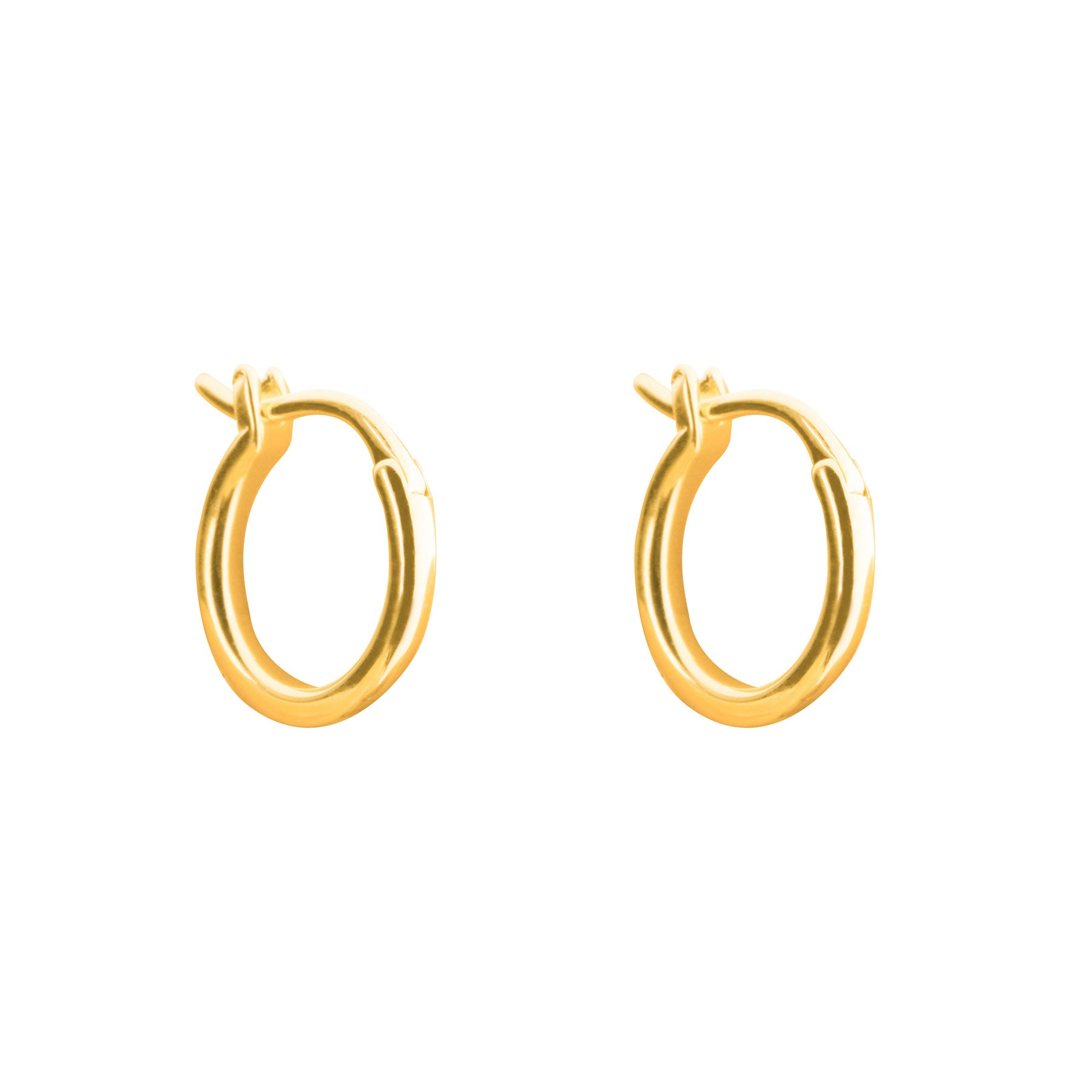 Small Circles Hoop Earrings - 925 Sterling Silver