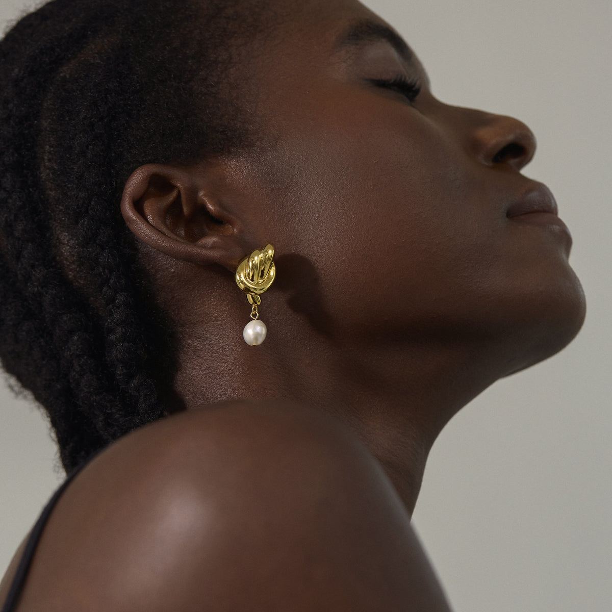 Hollow Knot Statement Earrings - 925 Sterling Silver