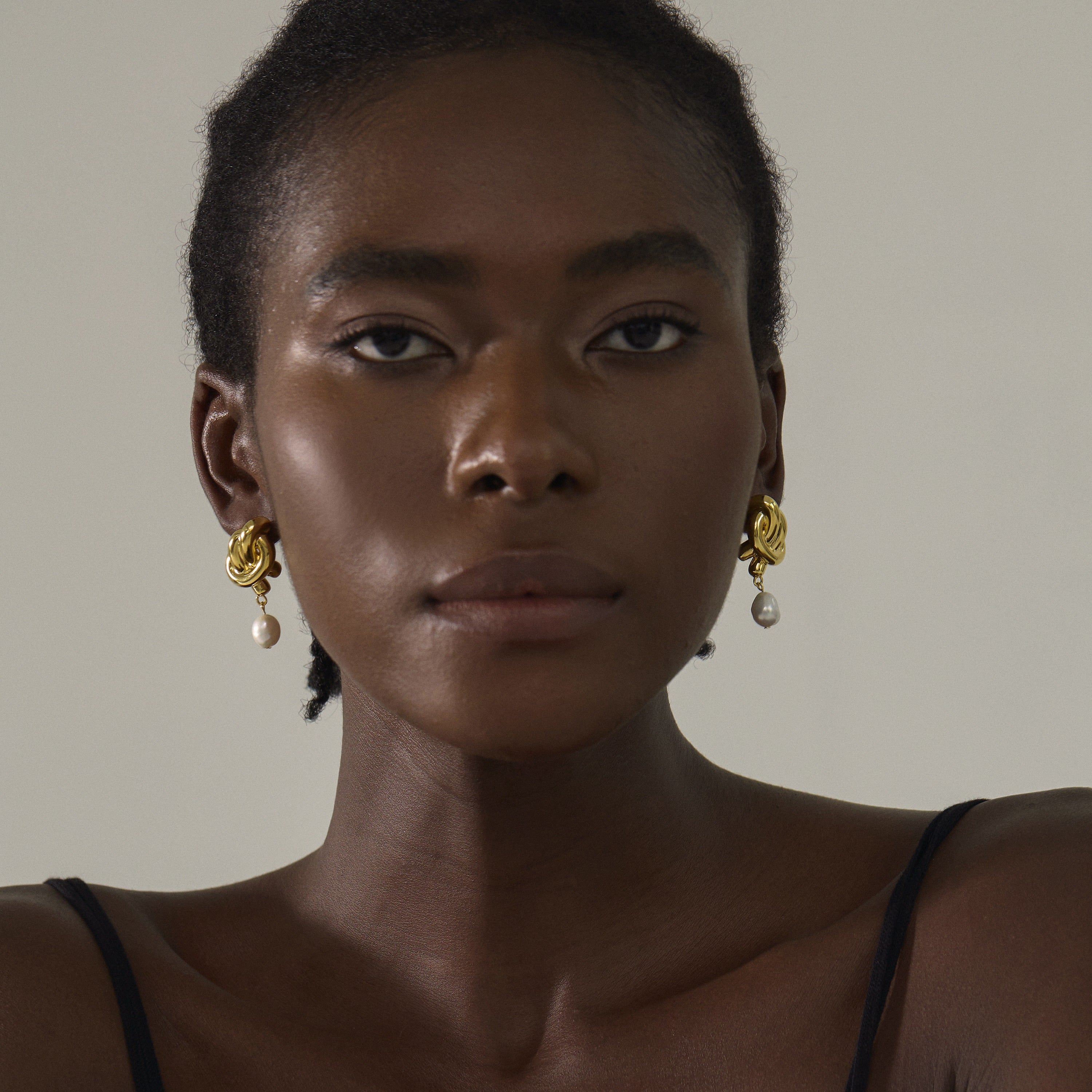 Hollow Knot Statement Earrings - 925 Sterling Silver