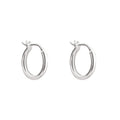 Small Circles Hoop Earrings - 925 Sterling Silver